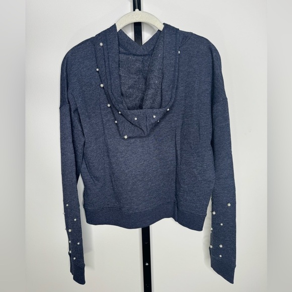 Aeropostale Women's Pearls Accent Hoodie - Size Small - Picture 3 of 5